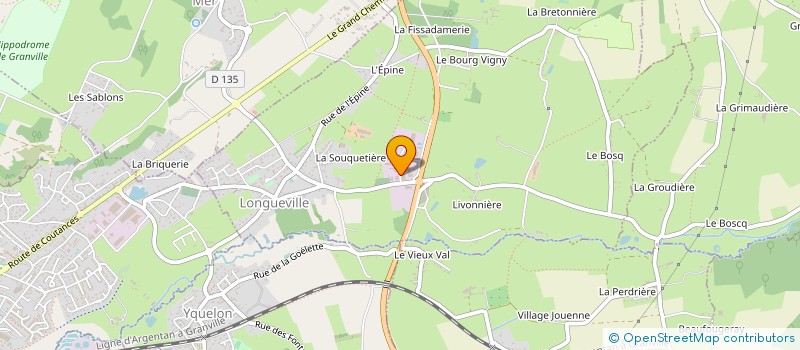 localisation de l'entreprise FOUBERT BATIMENT  LONGUEVILLE