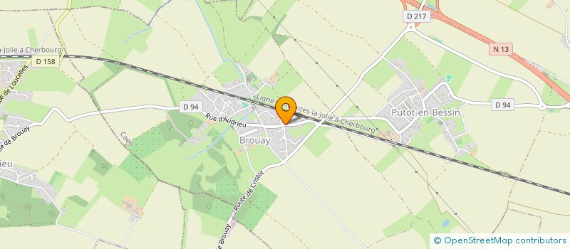 localisation de l'entreprise FOUBERT CHARPENTE BOIS  THUE ET MUE