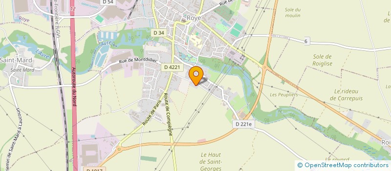 localisation de l'entreprise FOUCART DISA  ROYE