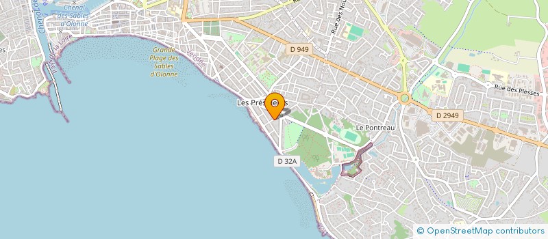 localisation de l'entreprise FOUCAUD CONSEIL RH à LES SABLES D'OLONNE
