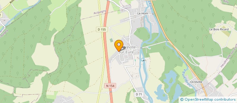 localisation de l'entreprise FOUCAULT IMMOBILIER  ACQUIGNY