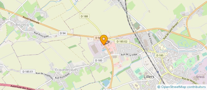 localisation de l'entreprise FOUCAULT SARL à LILLERS
