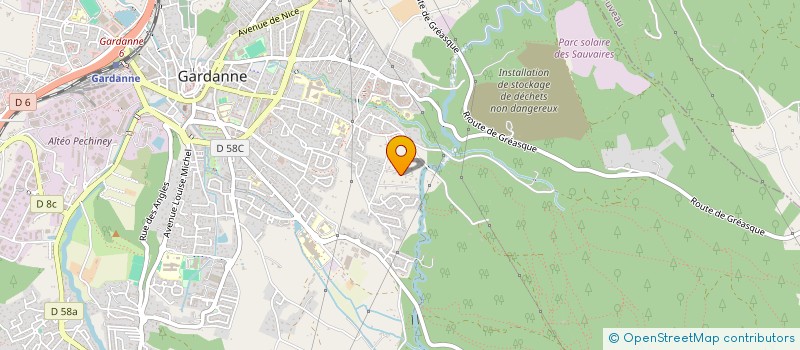 localisation de l'entreprise FOUCAUT COMPOSITES à GARDANNE