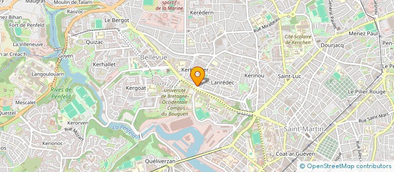 localisation de l'entreprise FOUCAUT-THOER à BREST