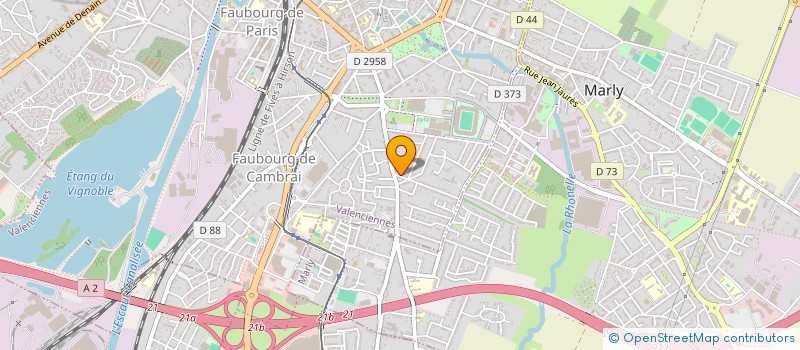 localisation de l'entreprise FOUCET  VALENCIENNES