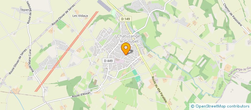 localisation de l'entreprise FOUCHER à CHATUZANGE-LE-GOUBET