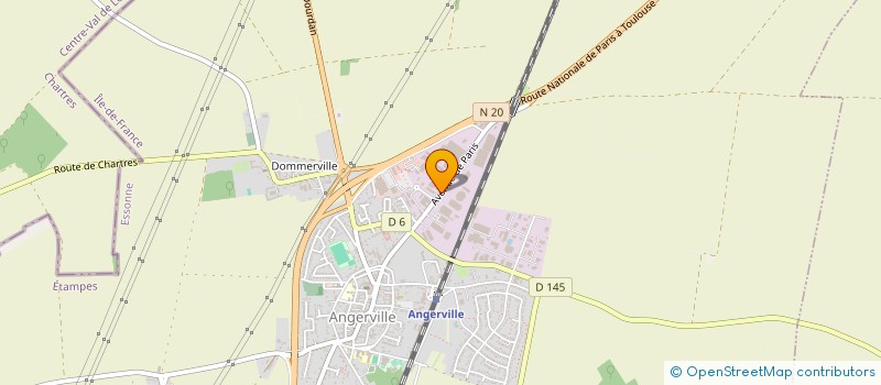 localisation de l'entreprise FOUCHER FRERES SARL à ANGERVILLE