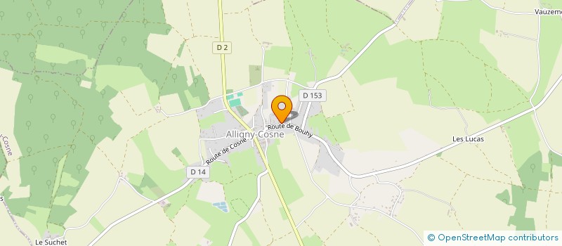 localisation de l'entreprise FOUCHER LEBRUN VAL DE LOIRE à ALLIGNY-COSNE