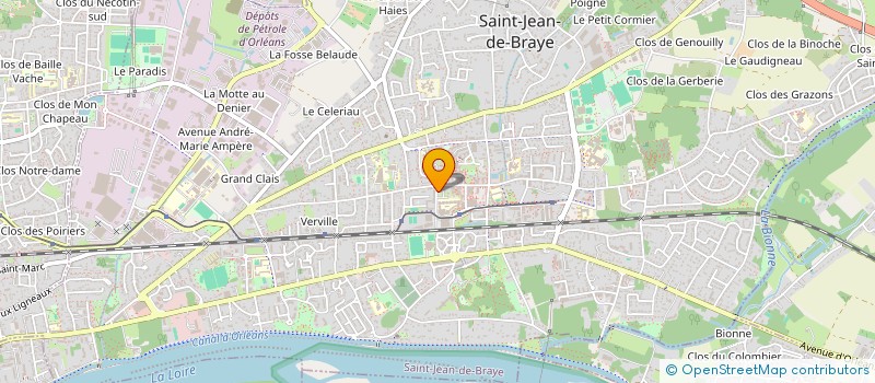 localisation de l'entreprise FOUCHER PEC 45 à SAINT-JEAN-DE-BRAYE