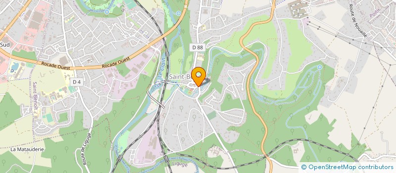 localisation de l'entreprise FOUCHER SAINT BE  SAINT-BENOIT