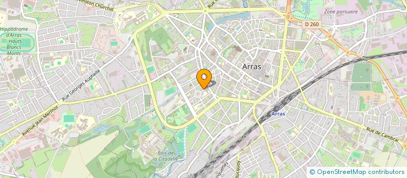 localisation de l'entreprise FOUCHER SOLUTION CONFORT à ARRAS