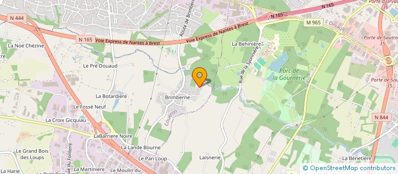 localisation de l'entreprise FOUCHER TROIS à COUERON