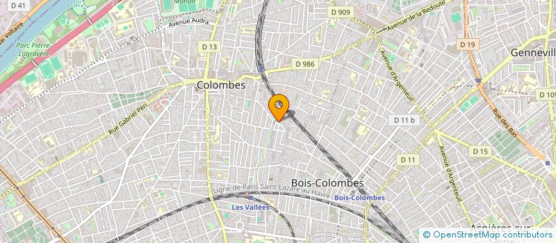 localisation de l'entreprise FOUCHEZ INVEST à COLOMBES