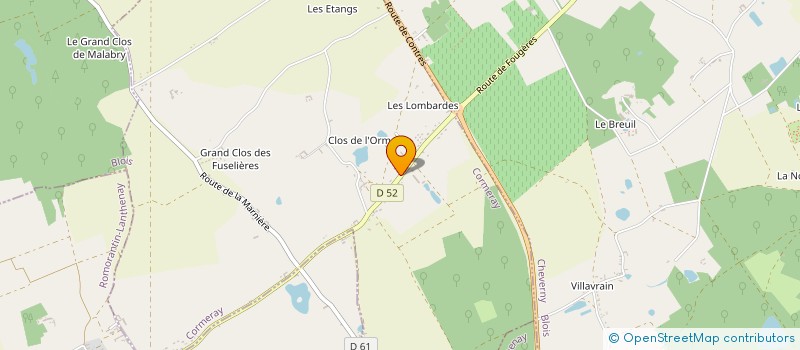 localisation de l'entreprise FOUCHI  CHITENAY