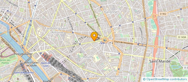 localisation de l'entreprise FOUCIA PEINTURE  PARIS