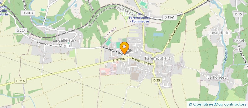 localisation de l'entreprise FOUCRIER  FAREMOUTIERS