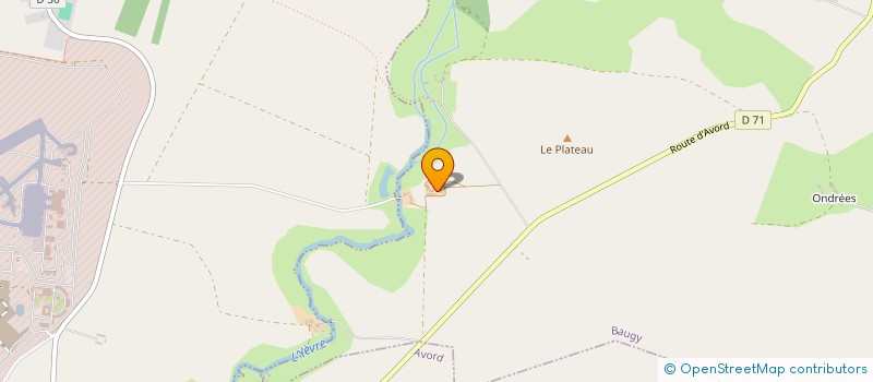 localisation de l'entreprise FOUDRAT SOLAIRE à BAUGY