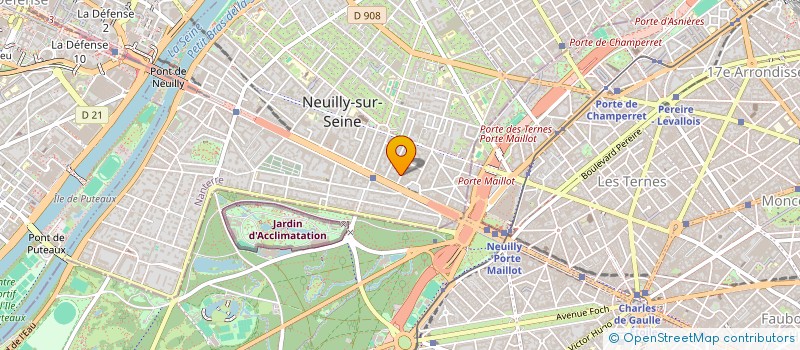 localisation de l'entreprise FOUDRE RH à NEUILLY-SUR-SEINE