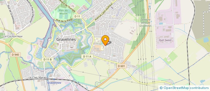 localisation de l'entreprise FOUDRETECH REGION NORD à GRAVELINES