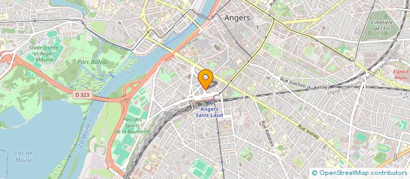 localisation de l'entreprise FOUEES GARGANTUA à ANGERS