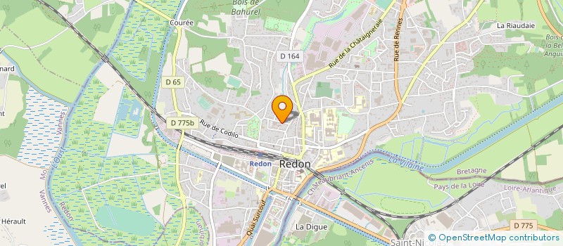 localisation de l'entreprise FOUET COCHER  REDON