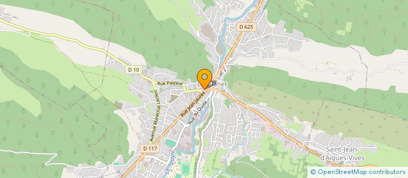 localisation de l'entreprise FOUET ET JOFFRES à LAVELANET