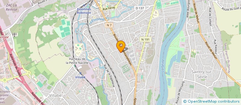 localisation de l'entreprise FOUFA à CORBEIL-ESSONNES