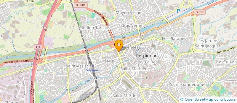 localisation de l'entreprise FOUGA  PERPIGNAN