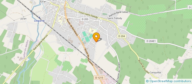 localisation de l'entreprise FOUGA.C  LESPARRE-MEDOC