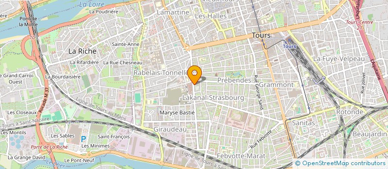 localisation de l'entreprise FOUGE SEA & B  TOURS