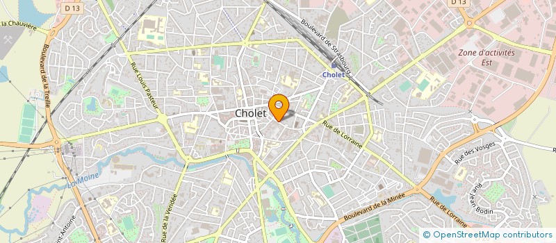 localisation de l'entreprise FOUGERAY ASSOCIES à CHOLET
