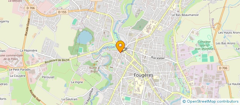 localisation de l'entreprise FOUGERES DUGUESCLIN  BREST