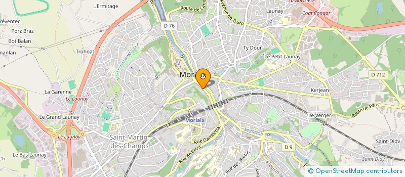 localisation de l'entreprise FOUGERES ET FILS à MORLAIX