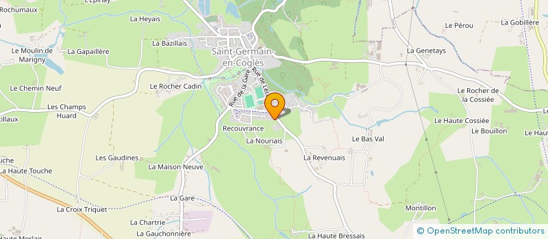 localisation de l'entreprise FOUGERES MEUBLES  PARIGNE