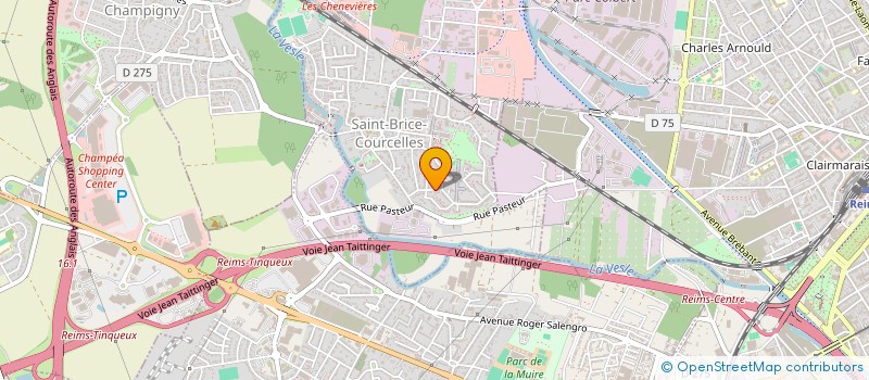 localisation de l'entreprise FOUGERY SMC  SAINT-BRICE-COURCELLES