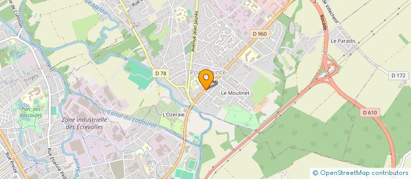 localisation de l'entreprise FOUGEU DORIAN  PONT-SAINTE-MARIE