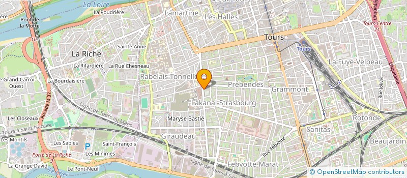 localisation de l'entreprise FOUGEWASH à TOURS