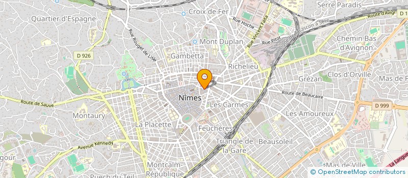localisation de l'entreprise FOUGOU FOUGOU  NIMES