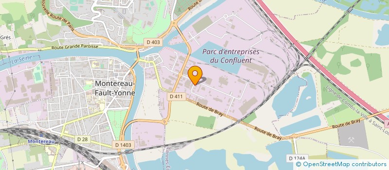 localisation de l'entreprise FOUILHOUX SAS à MONTEREAU-FAULT-YONNE