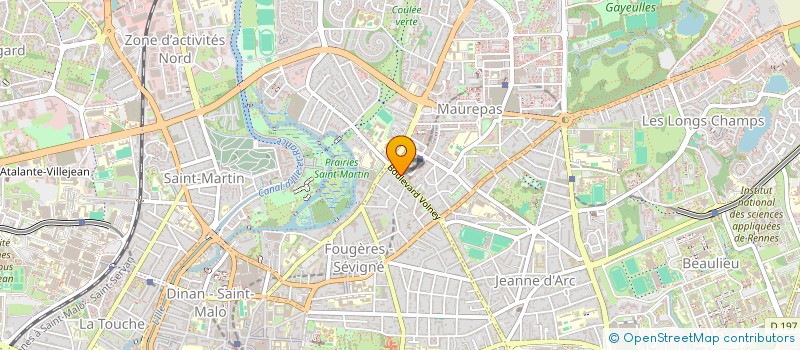 localisation de l'entreprise FOUILLE PENHOET  RENNES