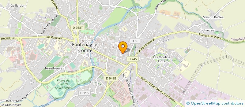 localisation de l'entreprise FOUILLE PREHISTOR CHATEL AUZAY à AUCHAY-SUR-VENDEE