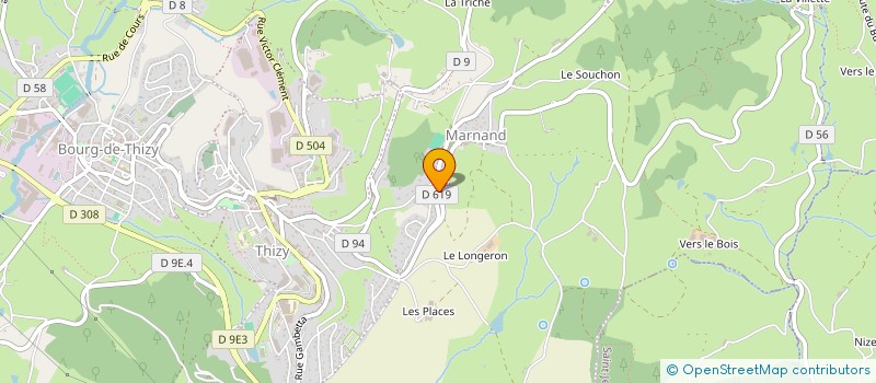 localisation de l'entreprise FOUILLET JARDINS SERVICE  THIZY-LES-BOURGS