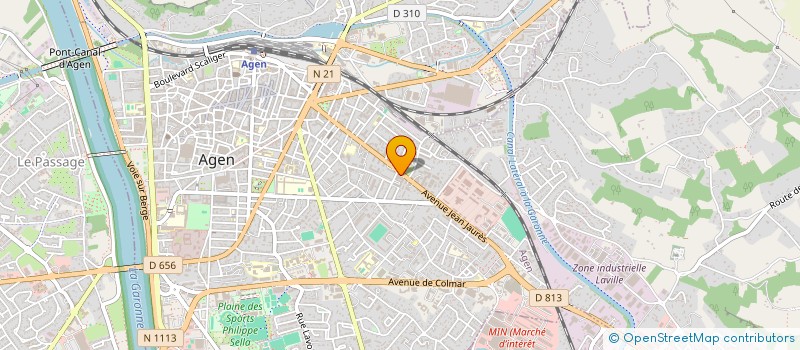 localisation de l'entreprise FOUILLOUX AGEN à AGEN