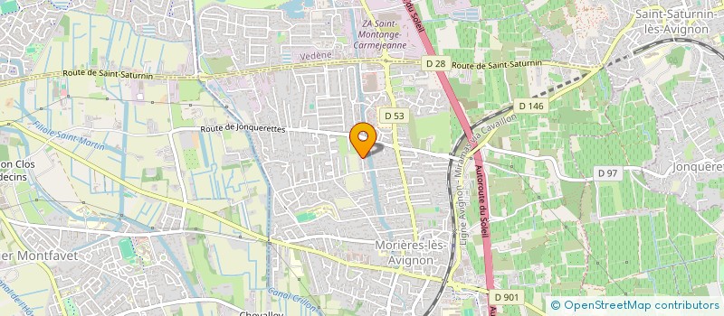 localisation de l'entreprise FOUIN JMB  MORIERES-LES-AVIGNON