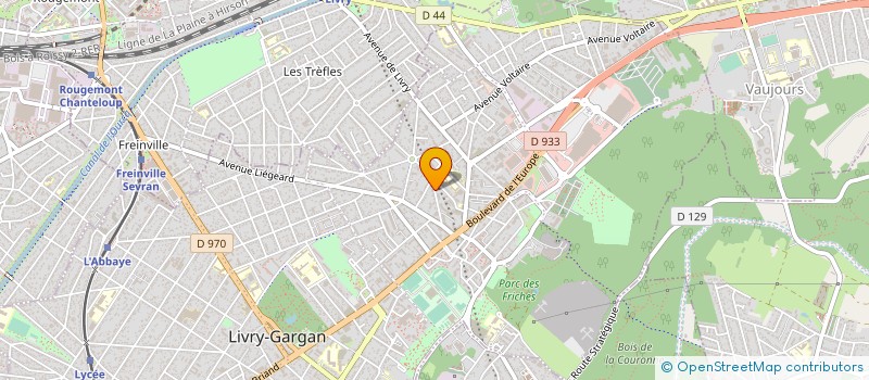 localisation de l'entreprise FOUINN à LIVRY-GARGAN