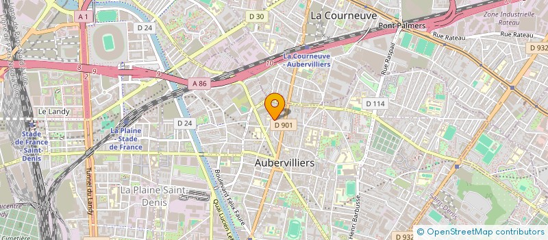 localisation de l'entreprise FOUKA MARINE  AUBERVILLIERS