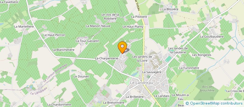 localisation de l'entreprise FOUL  LE LANDREAU