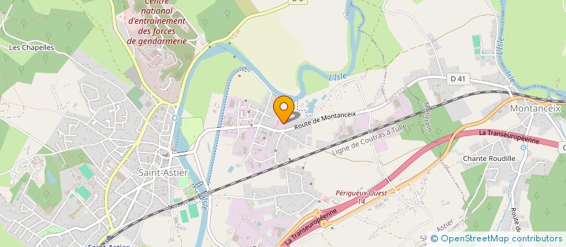 localisation de l'entreprise FOULARD IMMO  SAINT-ASTIER