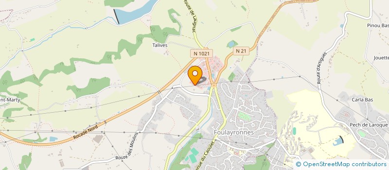 localisation de l'entreprise FOULAYRONNES CONTROLE AUTO à FOULAYRONNES