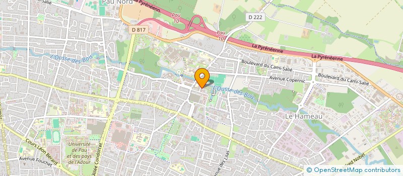 localisation de l'entreprise FOULBHES ET AMIS HAALI PULARS DE 64 (FAH 64) à PAU